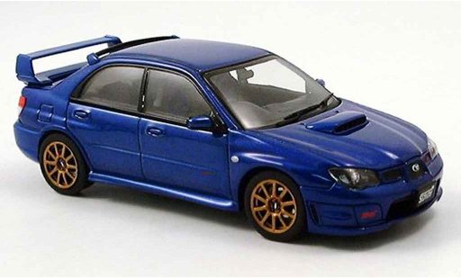 Subaru Impreza WRX 1/43 Autoart STI azul 2006 coche miniatura