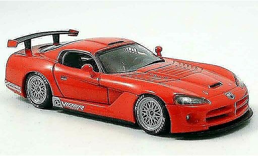 Dodge Viper Competition 1/43 Autoart Car Plain Body rojo 2004 coche miniatura