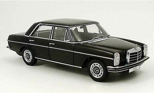 Mercedes 220 Base 1/18 Autoart d strichachter limousine negro coche miniatura