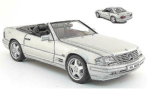 Mercedes Classe SL 600 1/18 Kyosho (r 129) gris metallized 1997 coche miniatura