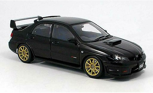 Subaru Impreza WRX 1/18 Autoart STI negro 2006 coche miniatura