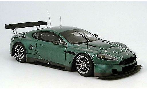 Aston Martin DBR9 gt1 1/18 Autoart 24h le mans plain body verde 2005 coche miniatura