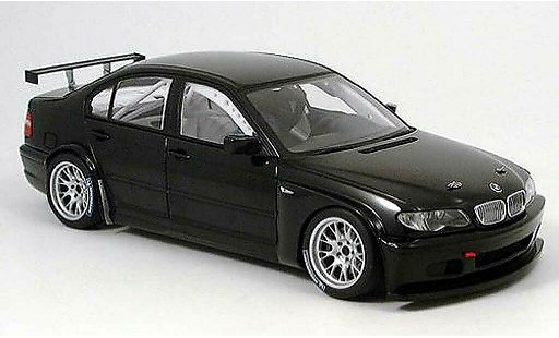 Bmw 320 WTCC 1/18 Autoart E46 i negro version 2005 plain body coche miniatura