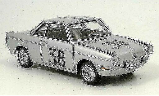Bmw 700 Sport 1/18 Autoart Carreras coupe no. 38 pieza hockenheim 1960 coche miniatura