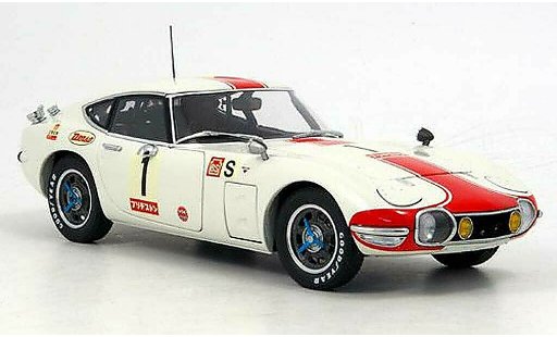Toyota 2000 GT Fuji 1/18 Autoart no.1 24h 1967 coche miniatura
