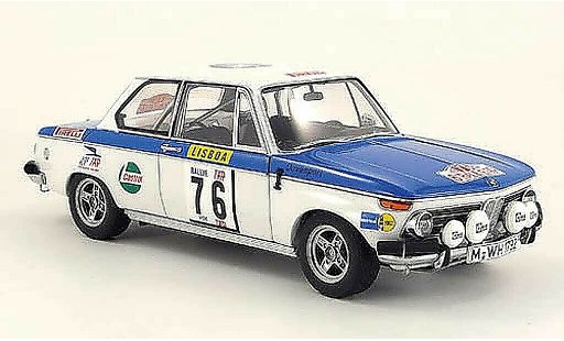 Bmw 2002 tii 1/18 Autoart no.76 rallye portugal 1972 coche miniatura