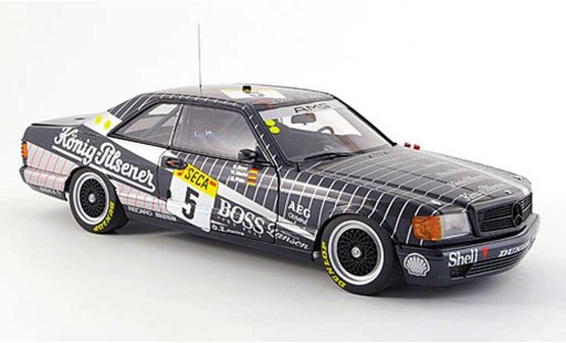 Mercedes 500 Coupe 1/18 Autoart (w126) amg no.5 24h spa 1989 coche miniatura