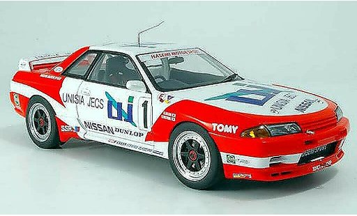 Nissan Skyline R32 1/18 Autoart gt-r no.1 unisia jecs 1993 coche miniatura