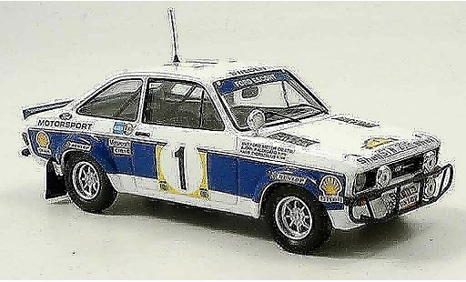 Ford Escort Berlina 1/43 Trofeu MKIIWorks Team Rally Safari 1977 coche miniatura