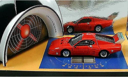 Ferrari 512 BB 1/43 Brumm diorama im pininfarina windtunnel 1979 coche miniatura