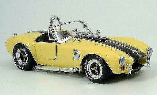 AC Cobra shelby 427 1/18 Shelby Collectibles amarillo negro coche miniatura
