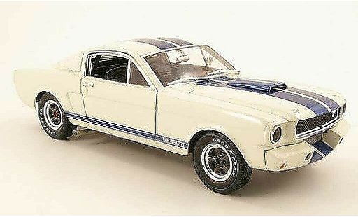 Shelby GT 350 1966 1/18 Shelby Collectibles r blanco/azul coche miniatura