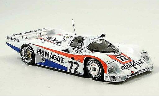 Porsche 962 1987 1/43 Spark No.72 Primagazzweiter Le Mans coche miniatura