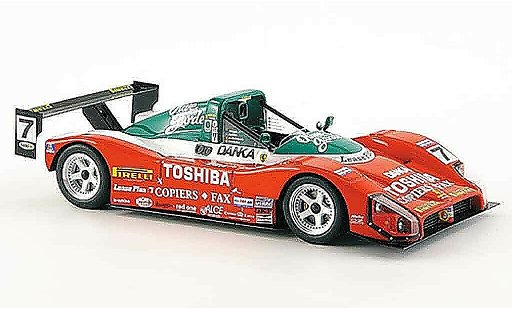 Ferrari 333 course 1/43 Red Line sp no.7 24h daytona 1999 coche miniatura