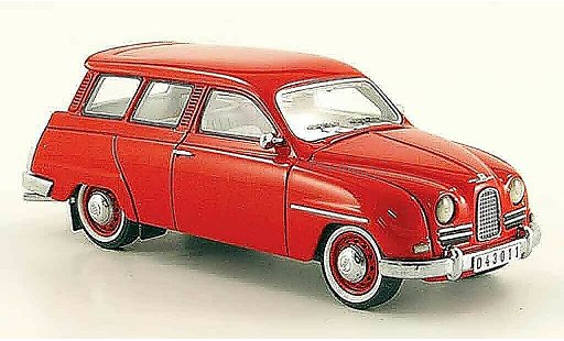 Saab 95 Base 1/43 Neo rojo 14 coche miniatura