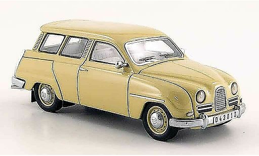 Saab 95 Base 1/43 Neo beige 14 coche miniatura