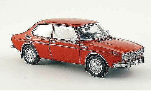 Saab 99 Base 1/43 Neo Saloon rojo coche miniatura