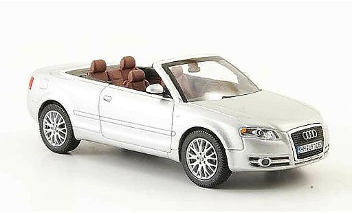 Audi A4 cabriolet 1/43 Norev gris metallisee 2006 coche miniatura
