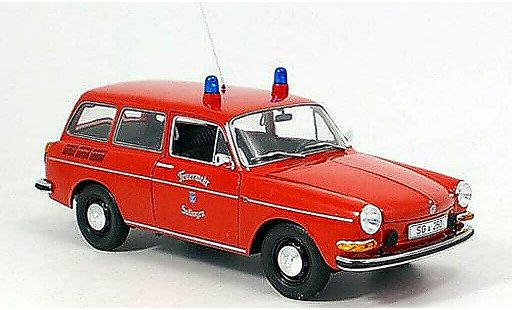 Volkswagen 1600 Variant 1/18 Minichamps l solingen pompier 1972 coche miniatura