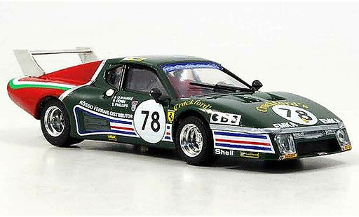 Ferrari 512 BB 1/43 Brumm no.78 oerourke le mans 1980 coche miniatura