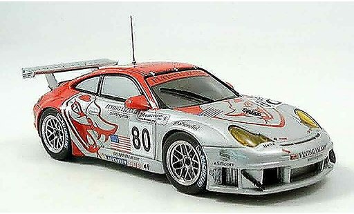 Porsche 911 GT3 RSR 1/43 Ebbro No.80 Flying Lizard Le Mans 2005 coche miniatura