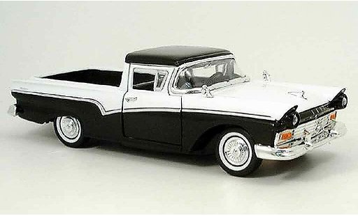 Ford Ranchero Berline 1/18 Yat Ming negro/blanco 1957 coche miniatura