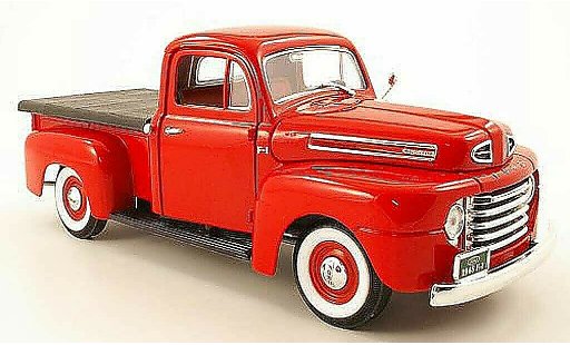 Ford F-1 Pick Up 1/18 Yat Ming rojo 1948 coche miniatura