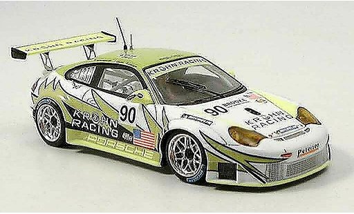 Porsche 911 GT3 RSR 1/43 Spark White Lightning No.90 Le Mans 2006 coche miniatura