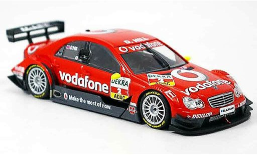Mercedes Classe C DTM 1/43 Minichamps Damon Hill Team Vodaphone 2006 coche miniatura