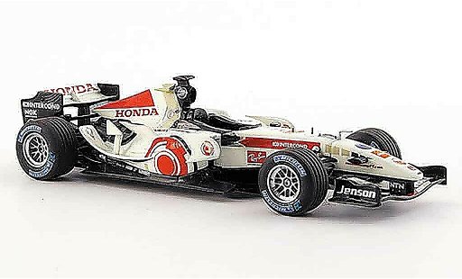 Honda F1 Base 1/43 Minichamps Racing RA 106 J.Button Erster Sieg 2006 coche miniatura