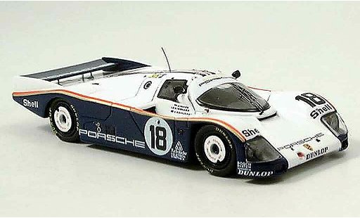 Porsche 962 1987 1/43 Spark No.18 Le Mans coche miniatura