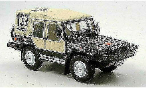 Volkswagen Iltis Base 1/43 Norev No.137 Paris Dakar Rally 1980 coche miniatura