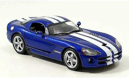 Dodge Viper GTS 1/43 Norev Coupe azul blanco 2006 coche miniatura
