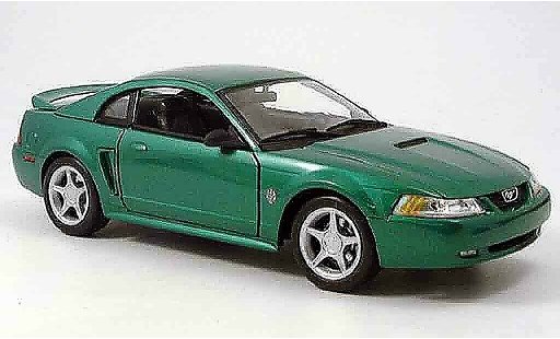 Ford Mustang GT 1/18 Maisto verde 1999 coche miniatura