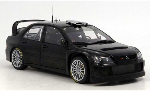 Mitsubishi Lancer Evolution IX 1/18 Autoart wrc negro plain body version 2005 coche miniatura