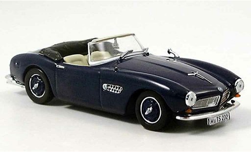 Bmw 507 cabriolet 1/43 Norev azul geoffnetes capota 1956 coche miniatura