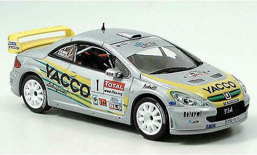 Peugeot 307 WRC 1/43 Norev no.1 yacco vouilloz kunger coche miniatura