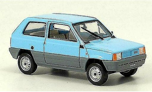 Fiat Panda Base 1/43 Norev azul/gris 1980 coche miniatura