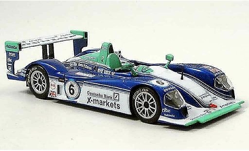 Dallara LMP02 course 1/43 IXO No.6 LM Short Barff Barbosa 2004 coche miniatura