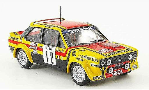 Fiat 131 Abarth 1/43 IXO Gr.4 MonteCarlo No.12 Mouto Arrii 1980 coche miniatura