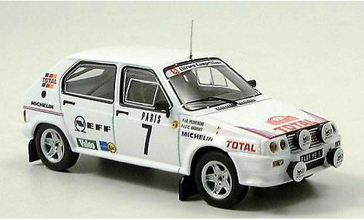 Citroen Visa course 1/43 IXO 1000 No.7 Rally Monte Carlo 1985 Andruet/Peuvergne coche miniatura