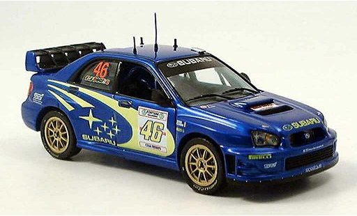 Subaru Impreza WRC 1/43 IXO valentino ross rallye monza 2005 coche miniatura