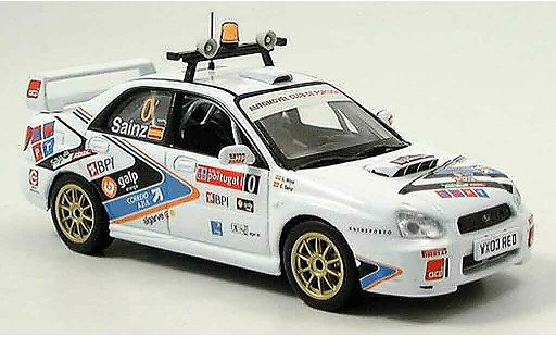 Subaru Impreza WRX 1/43 IXO sainz moya portugal 2005 coche miniatura
