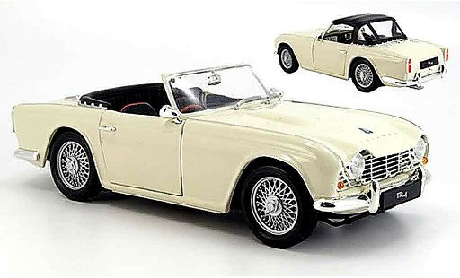 Triumph TR4 Base 1/18 Revell blanco 1963 coche miniatura