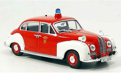 Bmw 501 pompiers 1/43 Minichamps Berufspompier Munchen coche miniatura