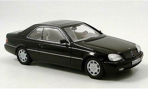 Mercedes 500 Base 1/43 Spark (C140) negro coche miniatura