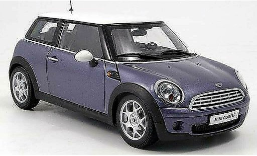 Mini Cooper D 1/18 Kyosho azul/blanco coche miniatura