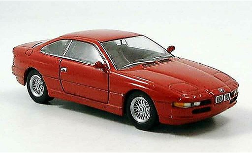Bmw 850 coupe 1/43 Del Prado i rojo coche miniatura