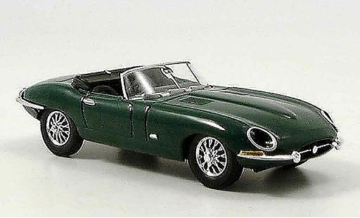 Jaguar E-Type Base 1/43 Del Prado verde coche miniatura