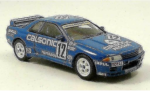 Nissan Skyline R32 1/43 Del Prado GT R No.12 azul coche miniatura